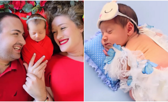 Μαυρίκιος – Ιλάειρα: Μοναδικά πλάνα από το photoshoot με τη νεογέννητη κόρη τους