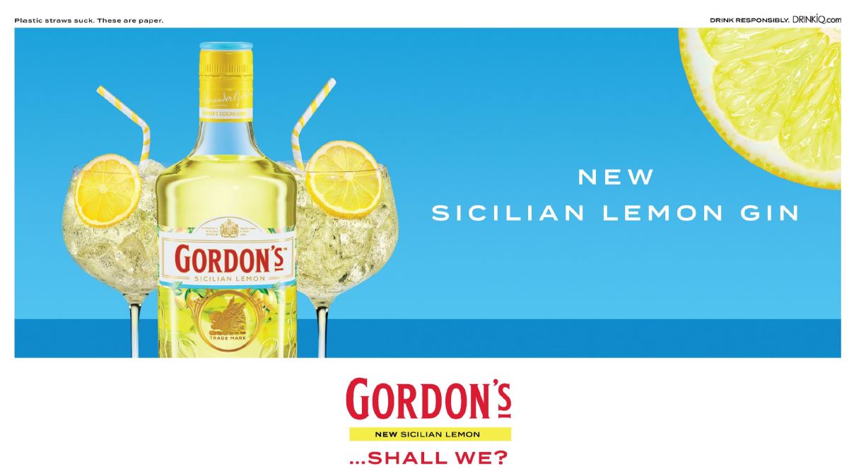 To Gordon’s Gin εμπλουτίζει τη γκάμα του  με το Gordon’s Sicilian Lemon Gin