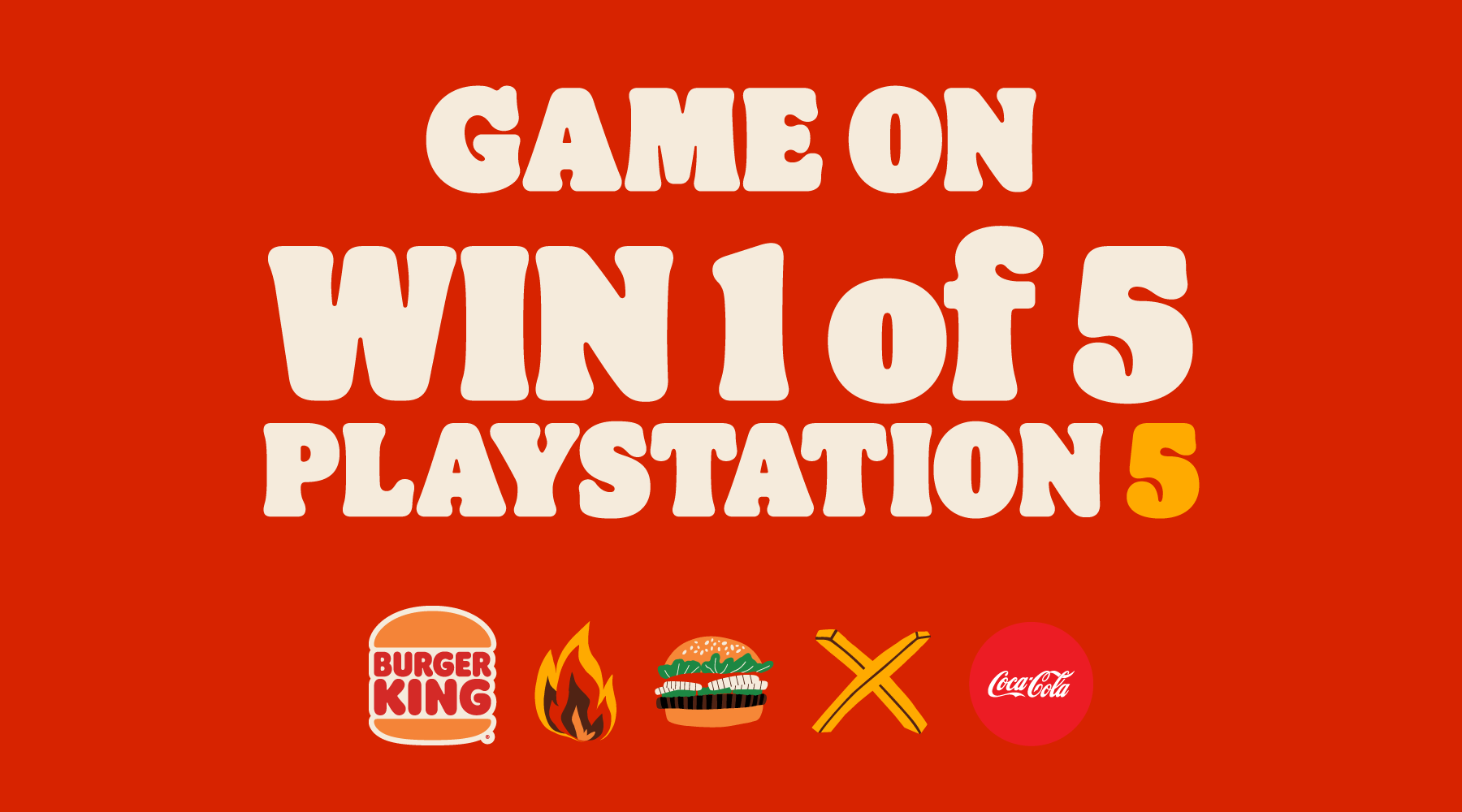 ‘The Game Is ON’ στα Burger King 5 PlayStation 5, 5 μεγάλοι νικητές