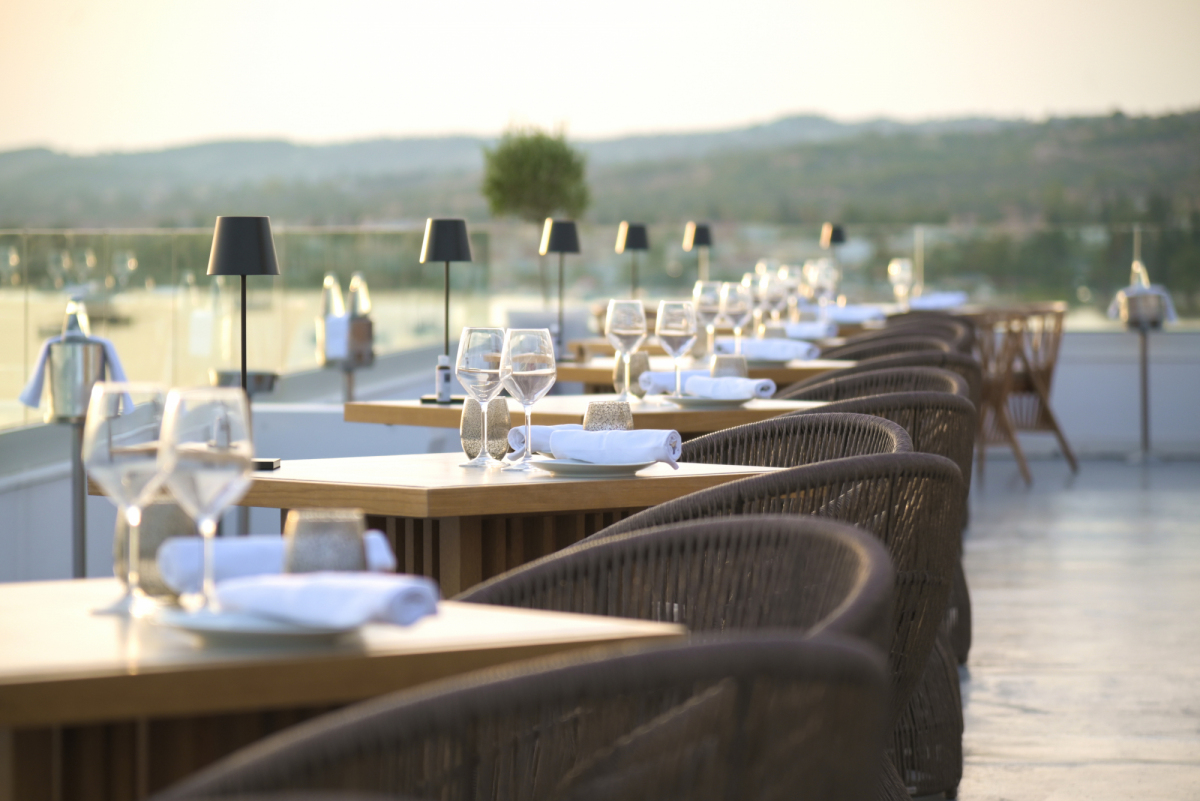 QURIO Restaurant At the Rooftop Of Nikki Beach Resort & Spa Porto Heli