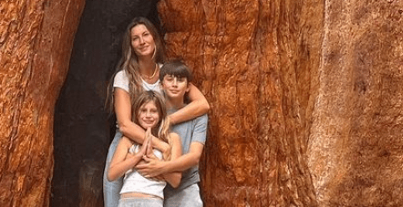 Ζιζέλ: Ποζάρει με τα παιδιά της και περνά το μήνυμά της για τη φύση