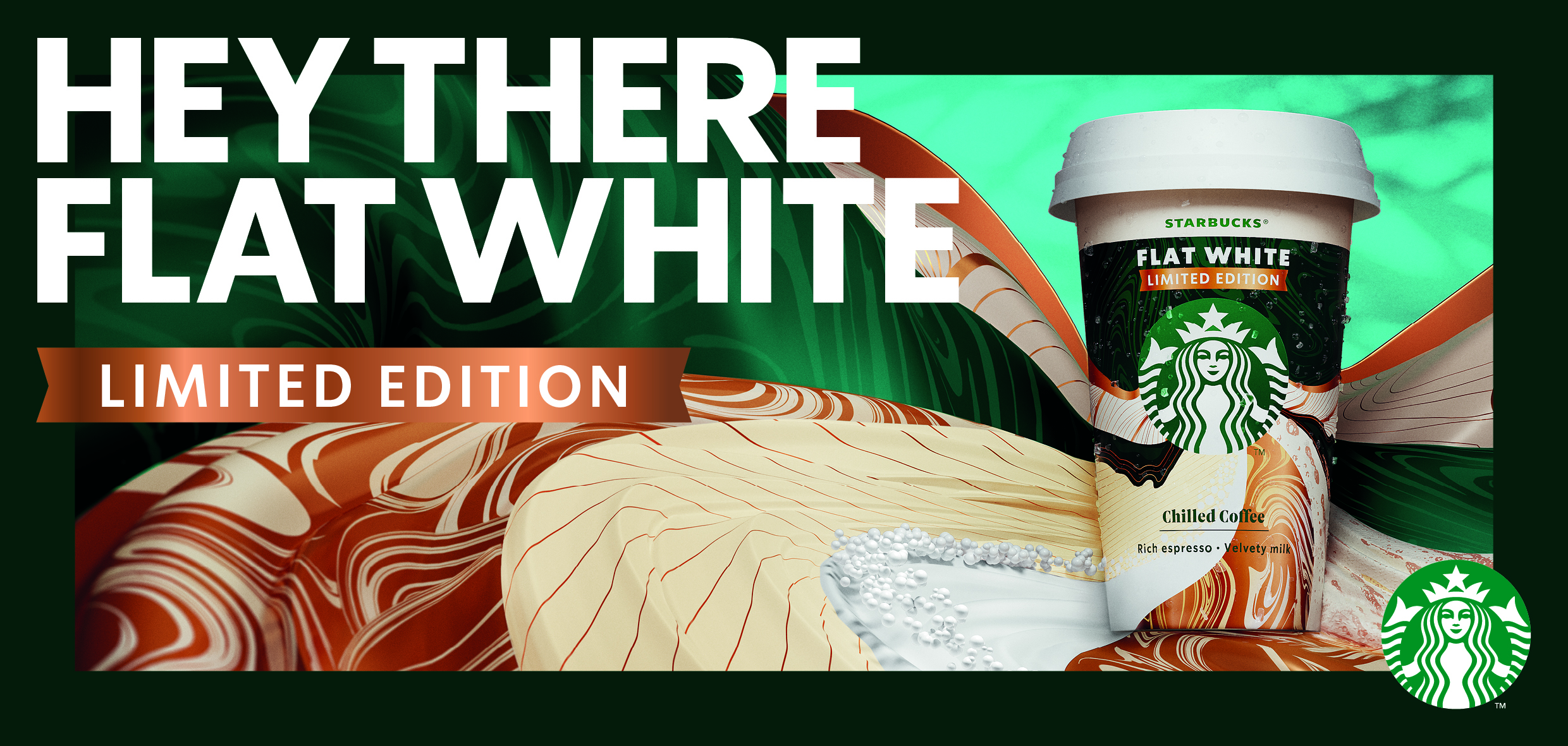 Το Starbucks Flat White Limited Edition είναι η πιο πρόσφατη προσθήκη στην οικογένεια των παγωμένων καφέδων.