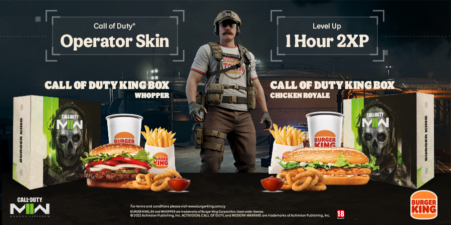 Τα Burger King και το Call of Duty λάνσαραν τα Call of Duty King Boxes!