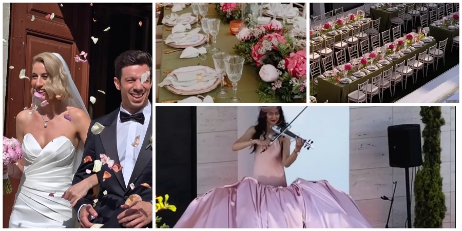 Σόλια Κυπριανού-Αλέξανδρος Πολεμίτης: Η διακόσμηση και το ξέφρενο πάρτι του γάμου τους
