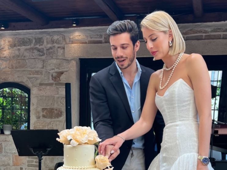 Σόλια Κυπριανού: H εντυπωσιακή τούρτα και το look στο τρίτο wedding party στην Αθήνα