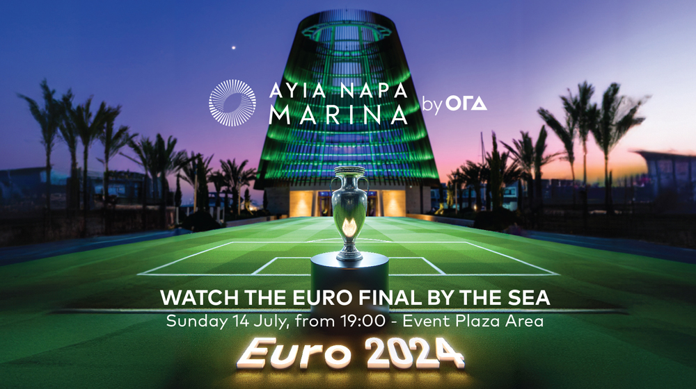 Παρακολούθησε τον τελικό του Euro 2024… με θέα τη Μαρίνα Αγίας Νάπας!