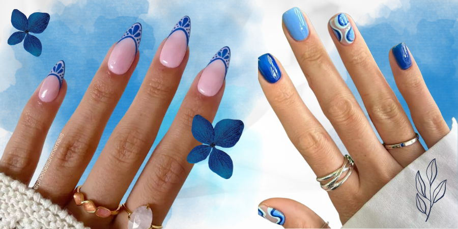 Blue Nails: 10 σχέδια για να «φέρεις» το καλοκαίρι στα νύχια σου