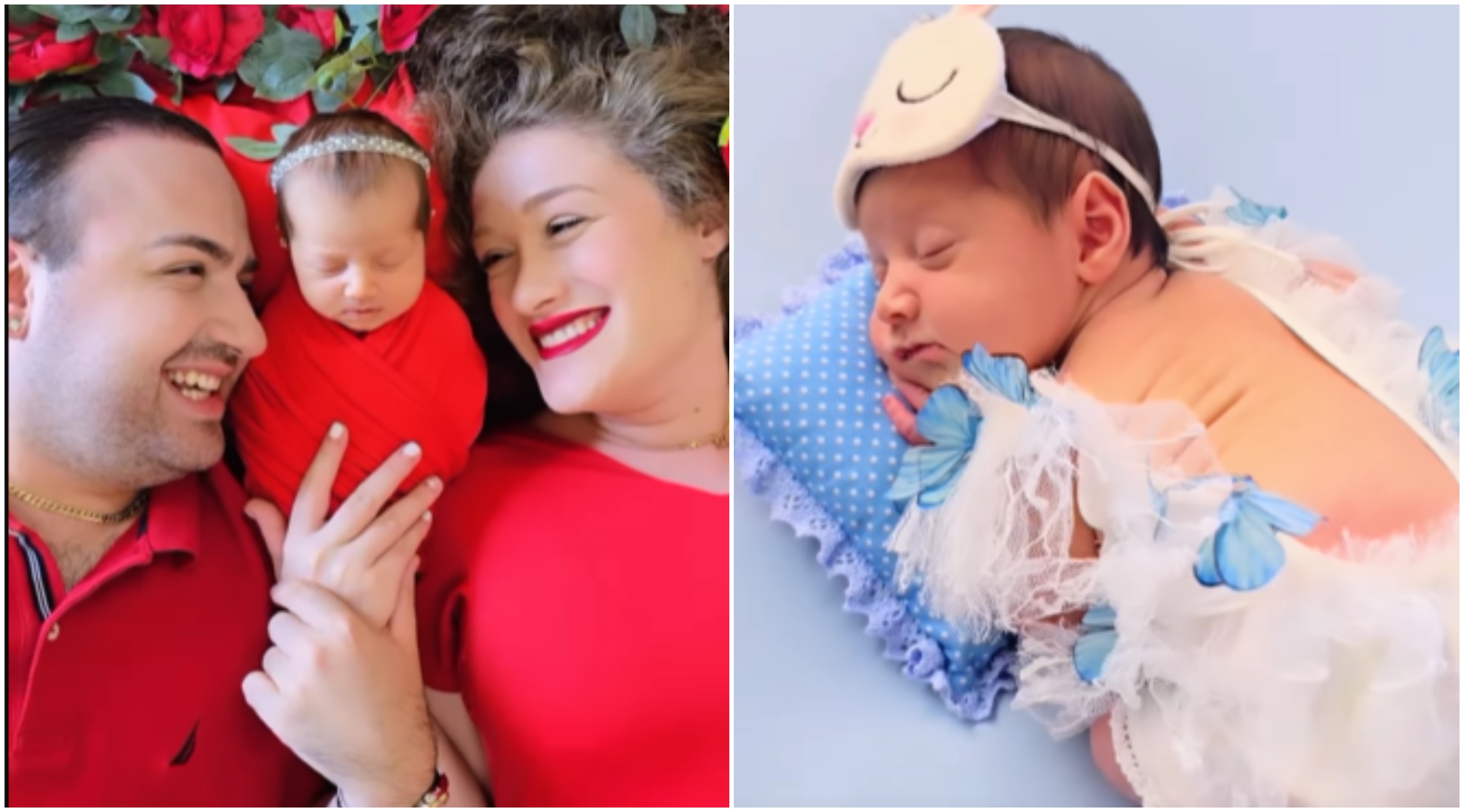 Μαυρίκιος – Ιλάειρα: Μοναδικά πλάνα από το photoshoot με τη νεογέννητη κόρη τους